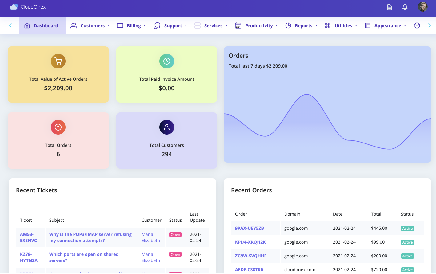 Hosting Management Software - Cloudnex