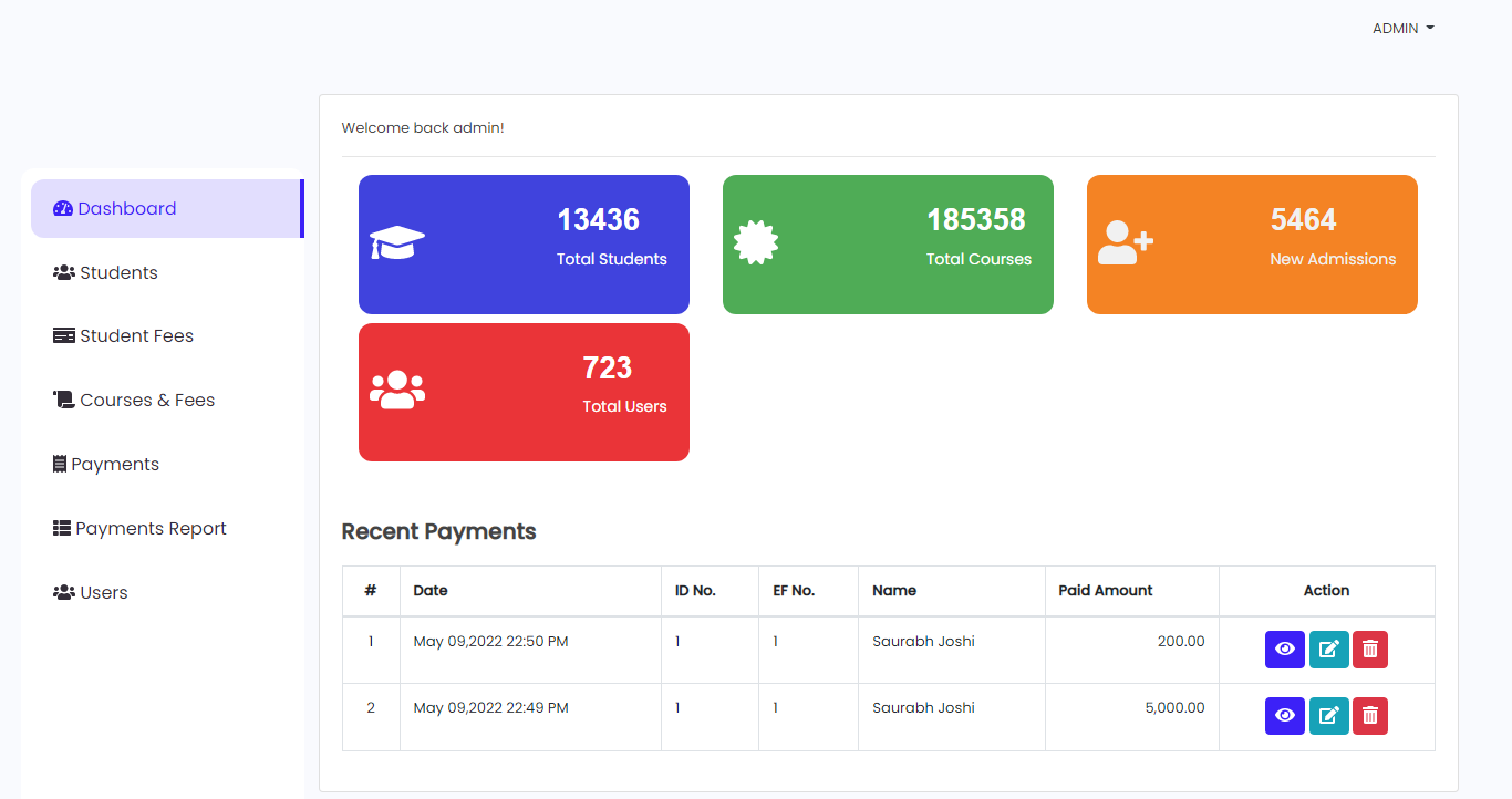 Fees Management System
