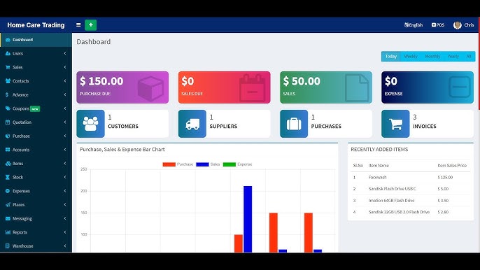 Advanced POS, Inventory, Accounting, Warehouse, Multi Users, GST Ready- billingbook
