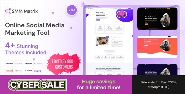 Social Media Marketing Tool -  SMM Matrix