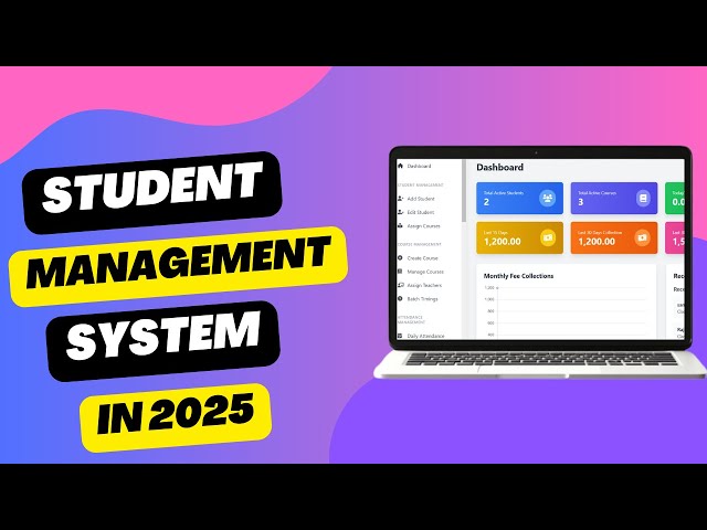 Student Management System In 2025 || Best Software In USA || English Version ||
