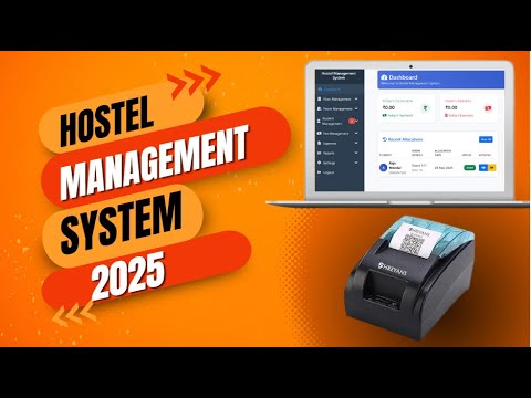 Hostel Management System in 2025 || Thermal Printer Billing System |||