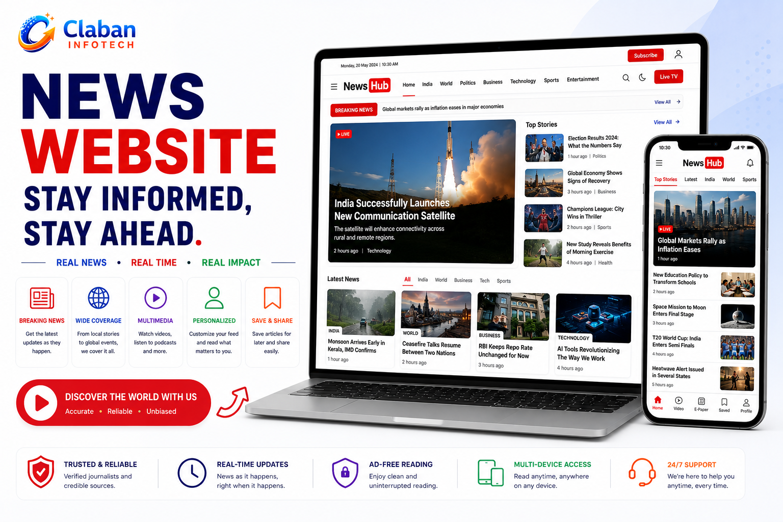 Claban News Website