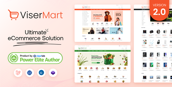 ViserMart Laravel eCommerce Script